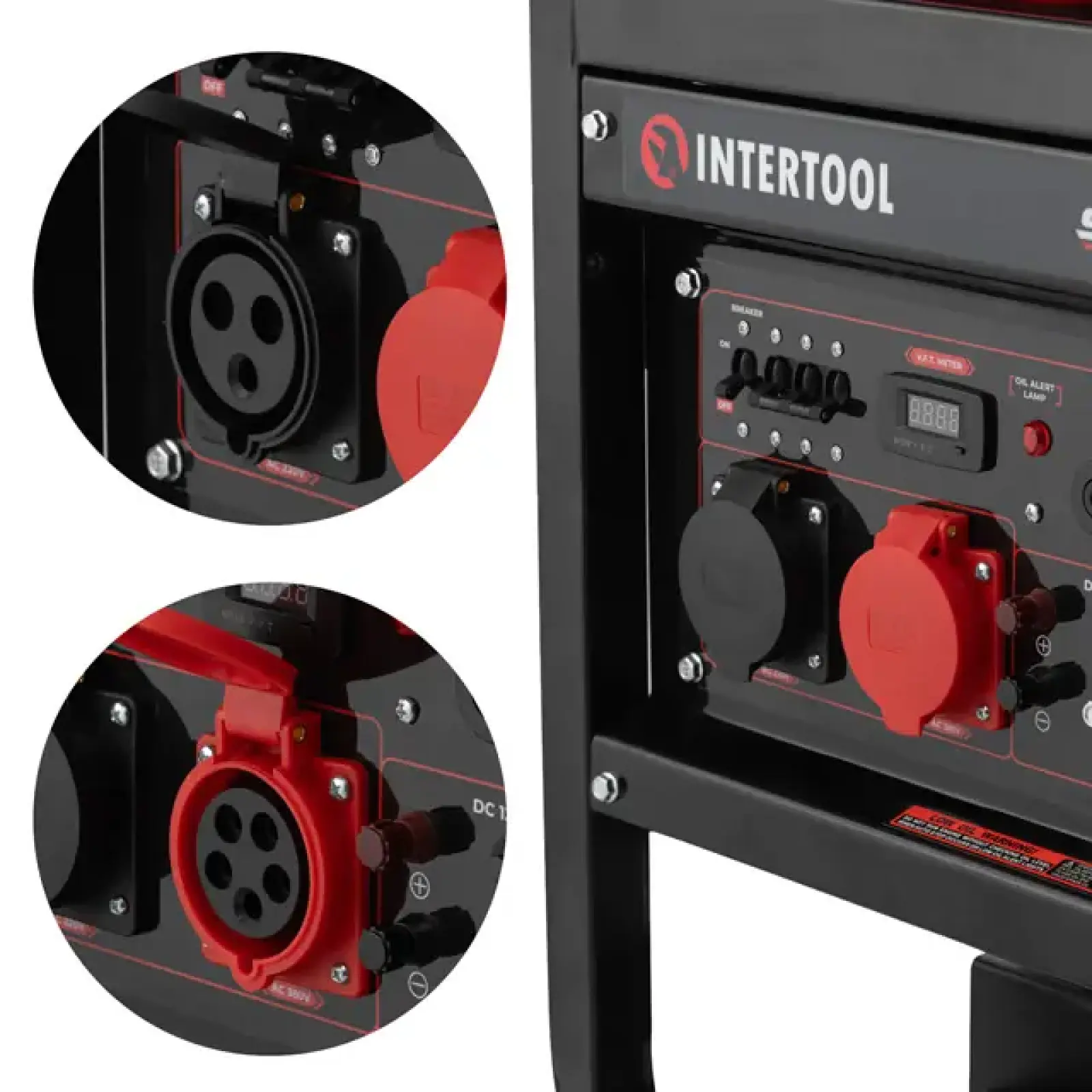 Генератор дизельний 8,0/9,0 кВт, 400/230 В, DUAL POWER, бак 25 л, електро/ручний старт, мідна обмотка, STORM INTERTOOL (DT-1290) UA