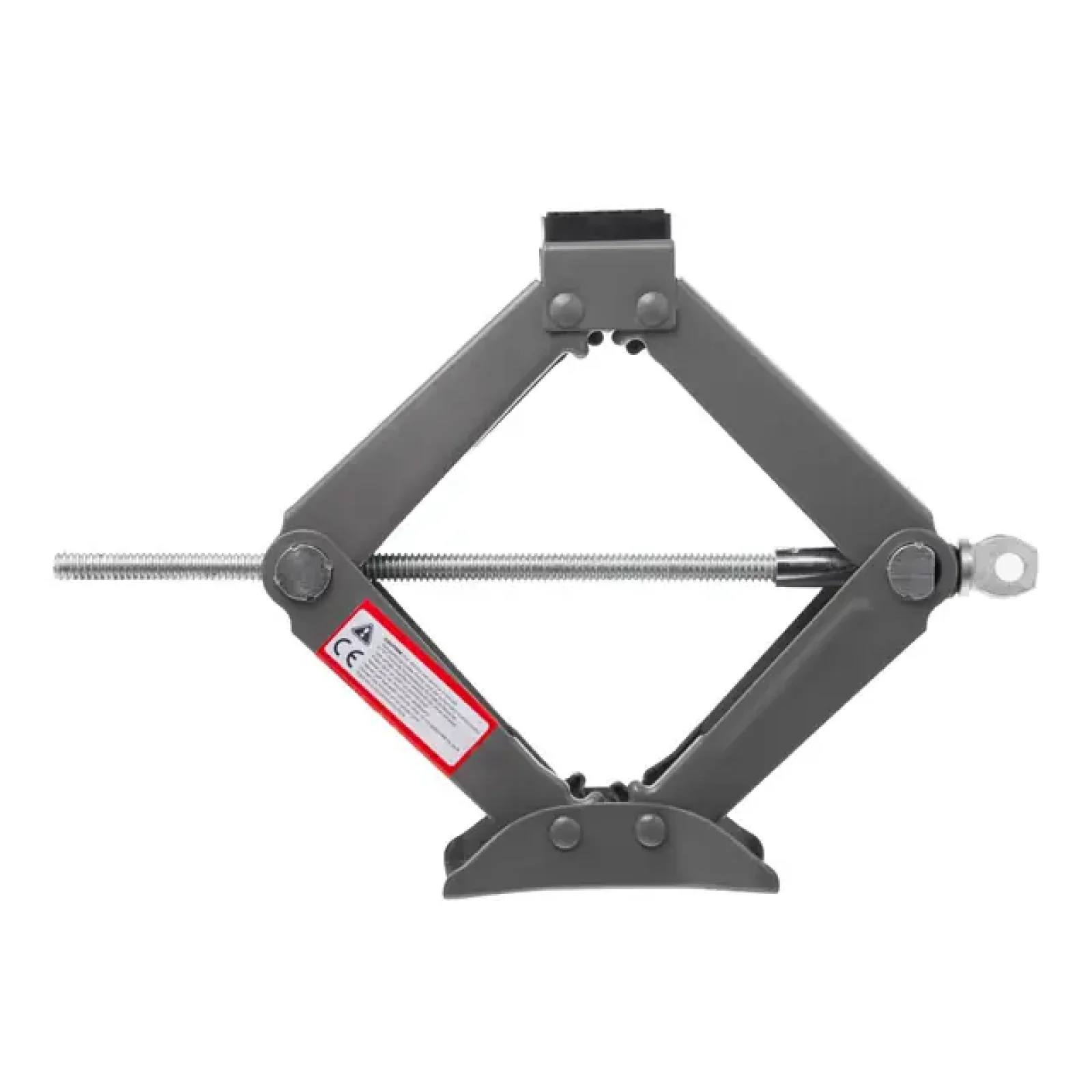 Домкрат механічний ромбоподібний 1т., гумовий упор., 92-340 мм INTERTOOL (GT0180) UA