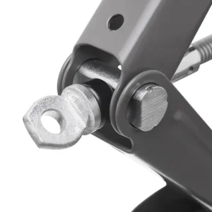 Домкрат механічний ромбоподібний 1т., гумовий упор., 92-340 мм INTERTOOL (GT0180) UA