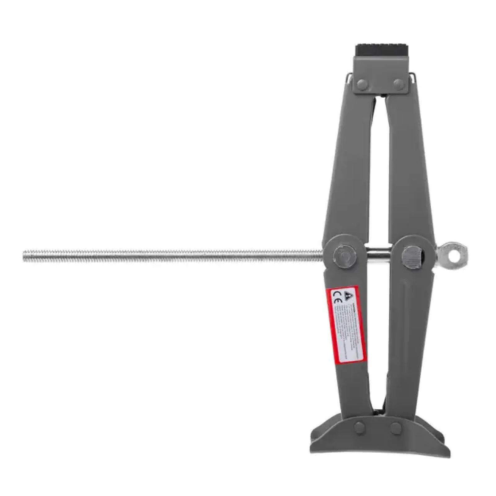 Домкрат механічний ромбоподібний, 1,5 т, з тріскачкою, гумовий упор, 90-370 мм INTERTOOL (GT0183) UA