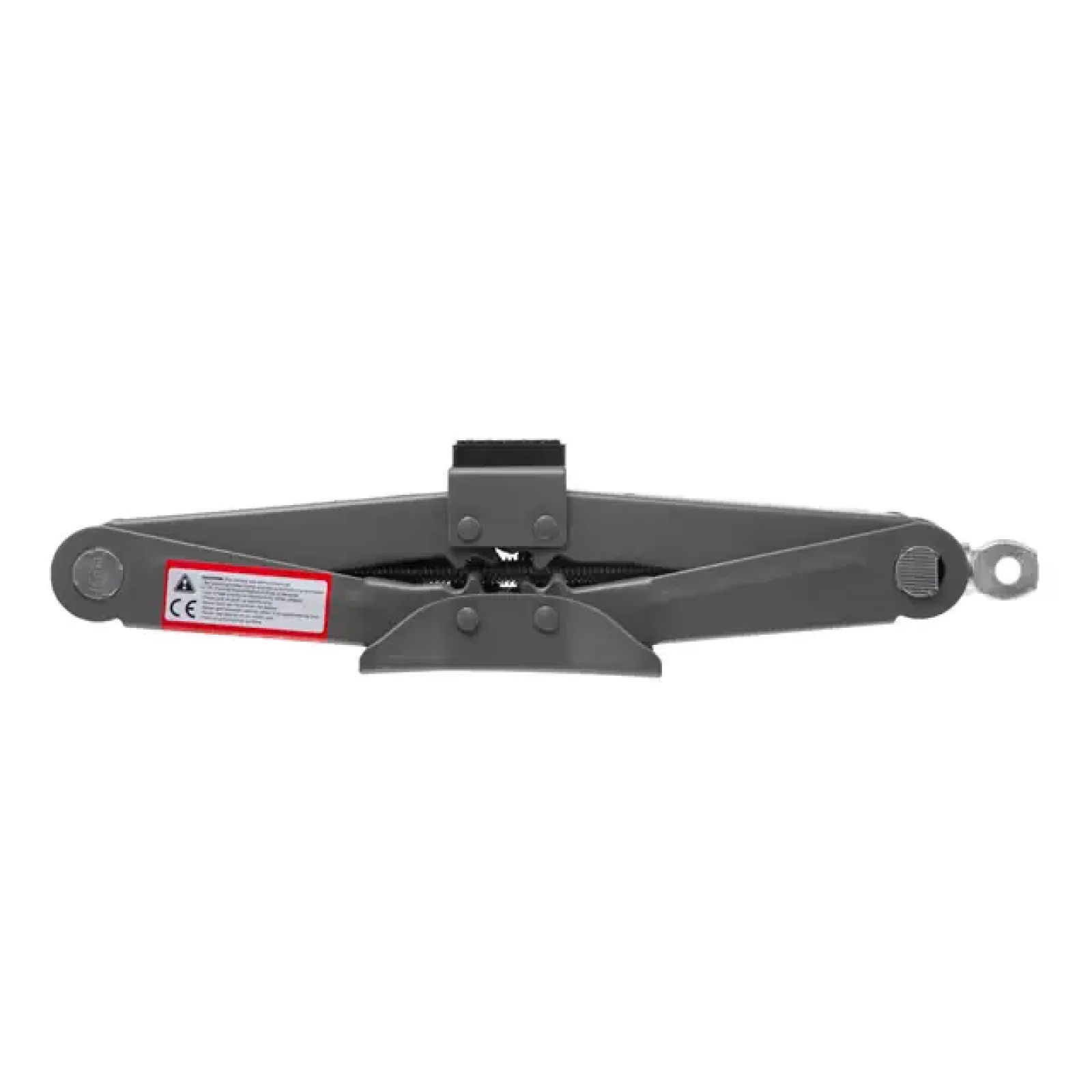 Домкрат механічний ромбоподібний, 1,5 т, з тріскачкою, гумовий упор, 90-370 мм INTERTOOL (GT0183) UA