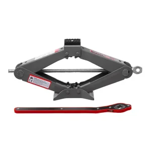 Домкрат механічний ромбоподібний, 1,5 т, з тріскачкою, гумовий упор, 90-370 мм INTERTOOL (GT0183) UA