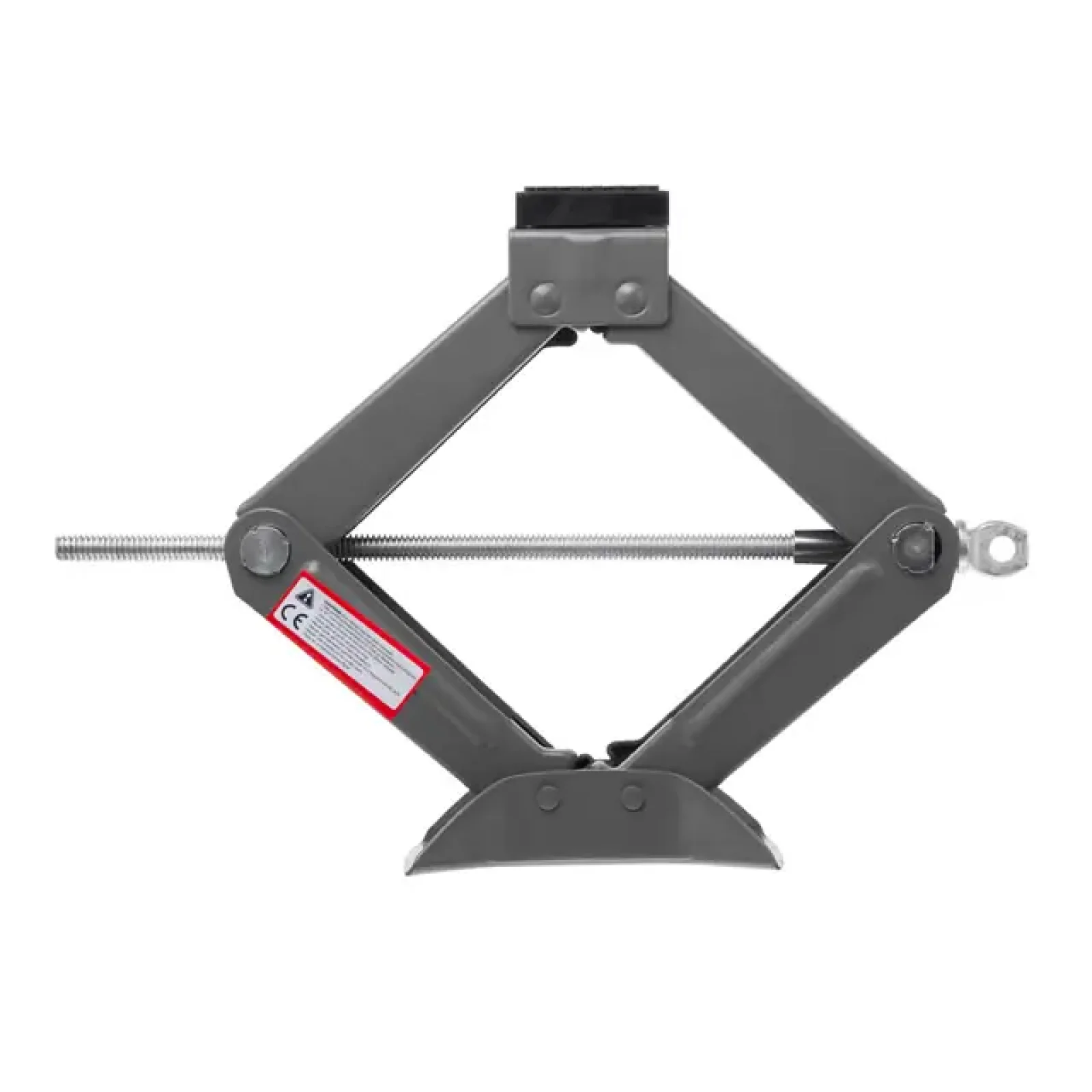 Домкрат механічний ромбоподібний 2т., гумовий упор., 110-400 мм INTERTOOL (GT0184) UA