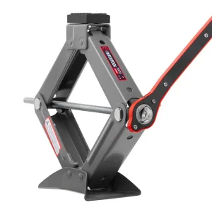 Домкрат механічний ромбоподібний, 2 т, з тріскачкою, гумовий упор, 110-400 мм INTERTOOL (GT0185) UA