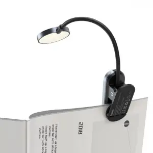 Лампа LED Baseus Comfort Reading Mini Clip Dark Gray