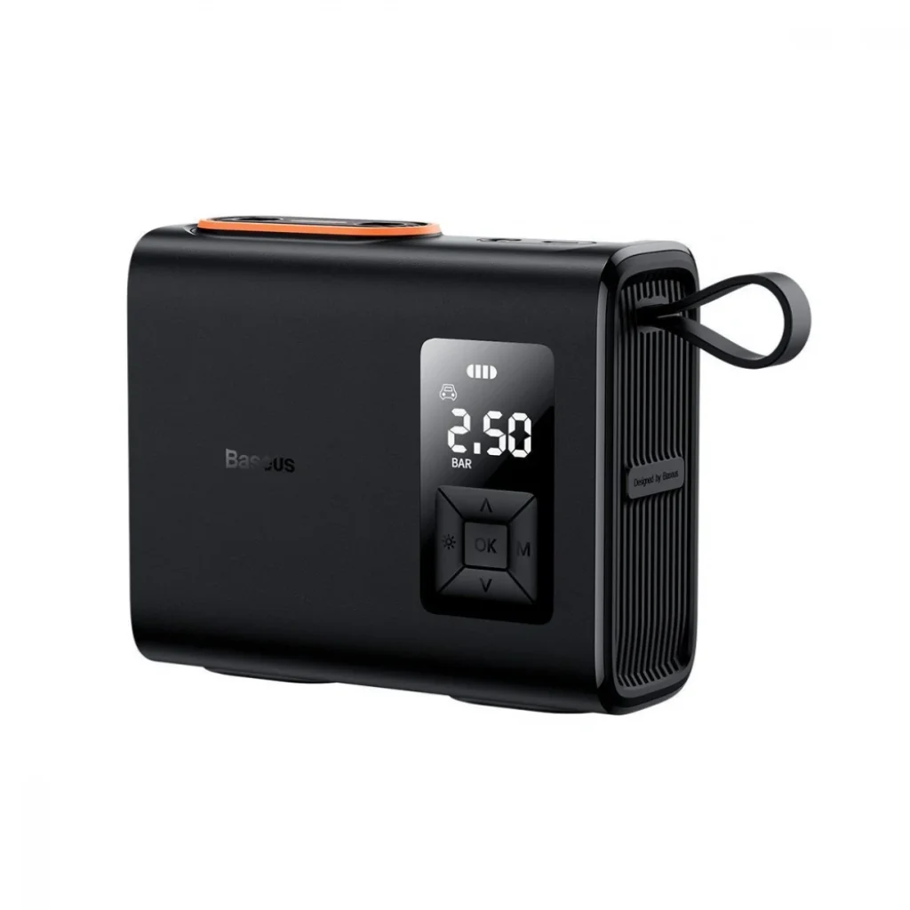 Автомобільний насос Baseus Mega EnergyPump Series Dual Cylinder Wireless Black, CRNL060001