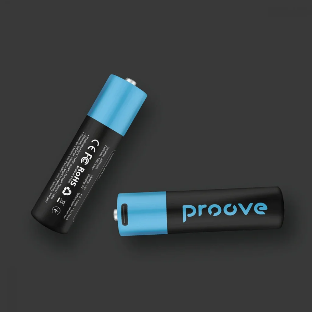 Акумуляторні батарейки Proove Compact Energy AA 2 pcs Black, RBCE24010008