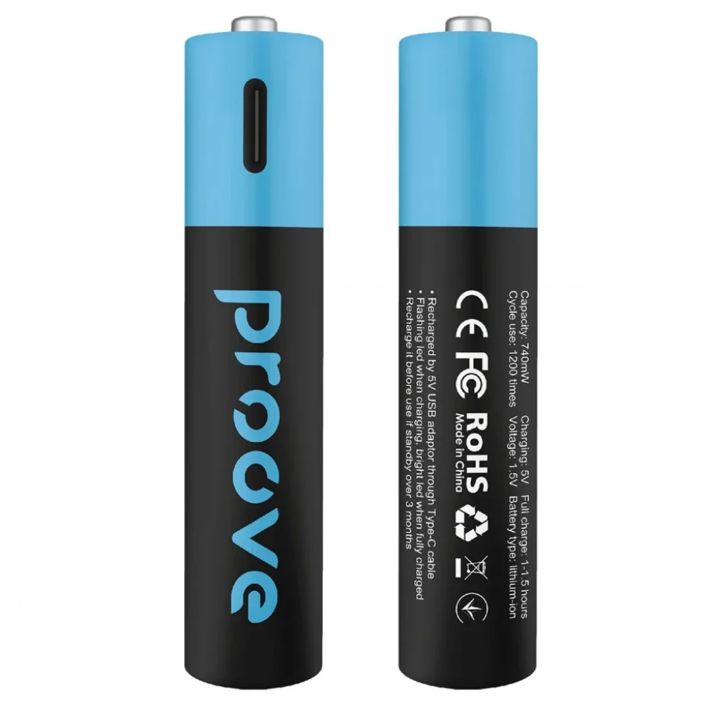 Аккумуляторные батарейки Proove Compact Energy AAA 2 pcs Black, RBCE74010008