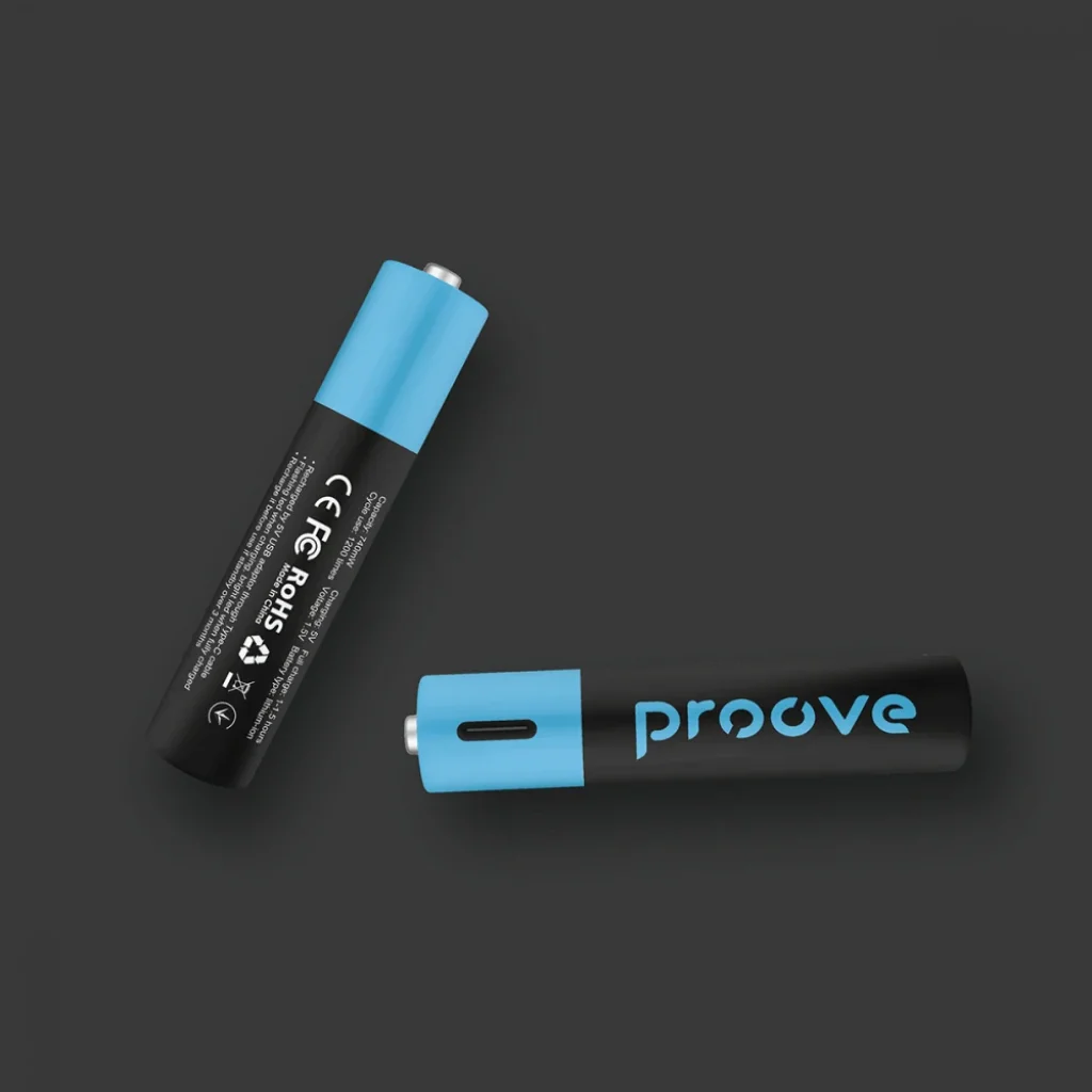 Аккумуляторные батарейки Proove Compact Energy AAA 2 pcs Black, RBCE74010008