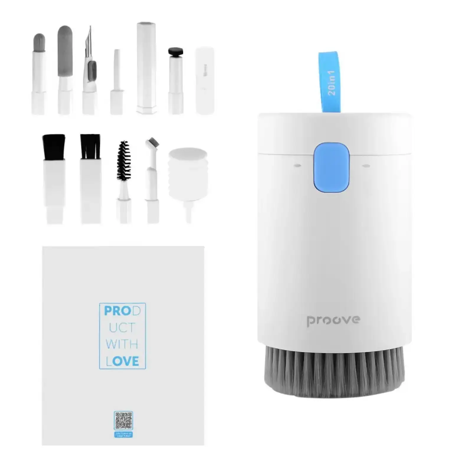Многофункциональный набор для чистки Proove Mr. Cleaner 20in1 White