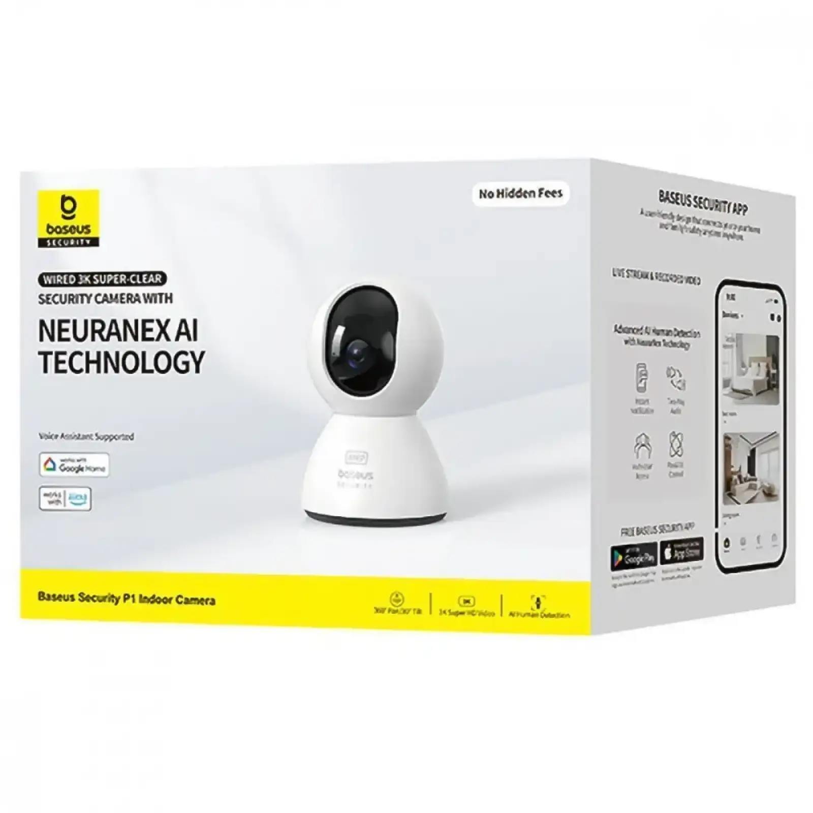 Камера Baseus Security P1 Indoor 3K White