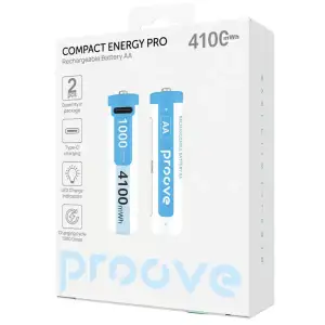 Акумуляторні батарейки Proove Compact Energy Pro AA 2 pcs White