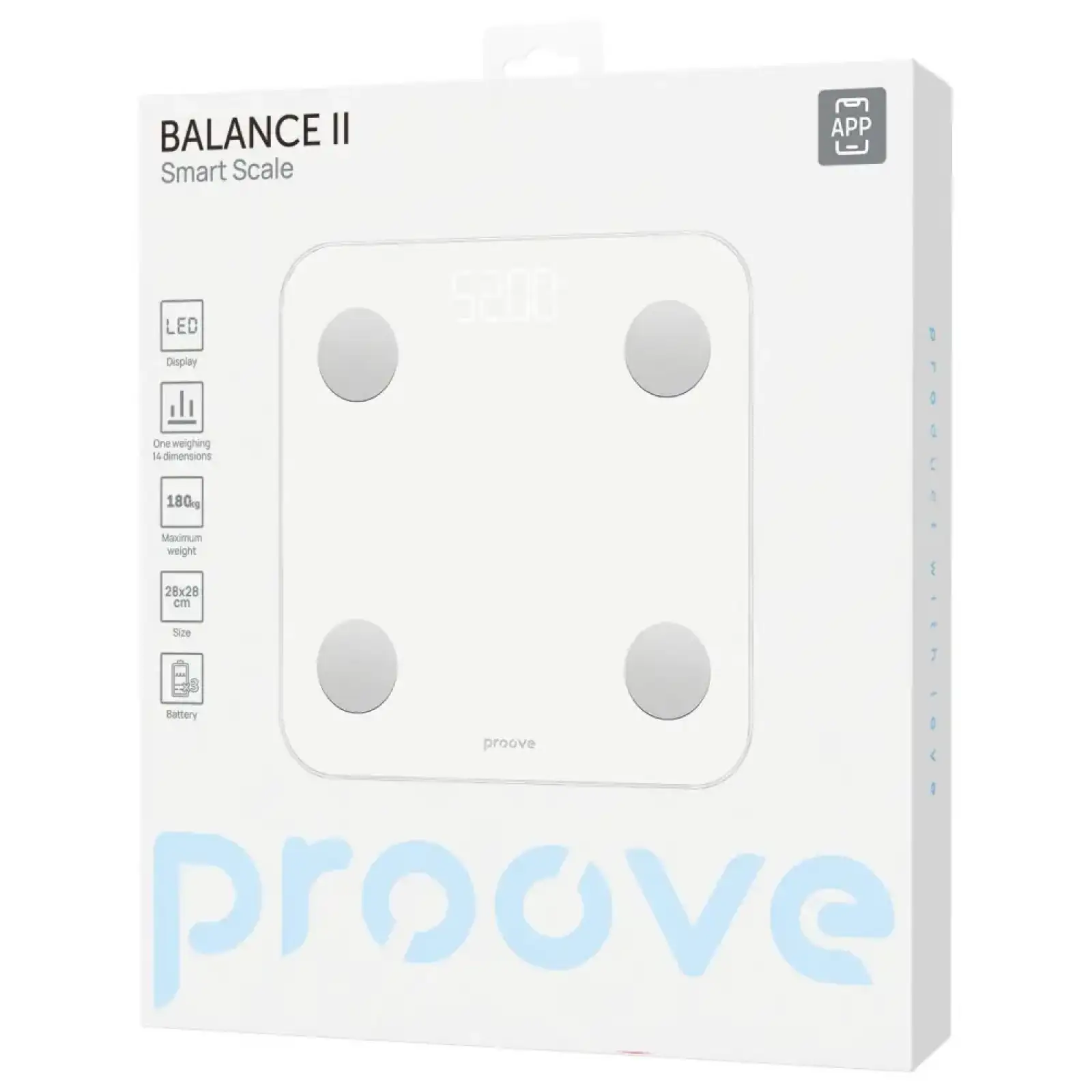 Смарт-весы Proove Balance II White