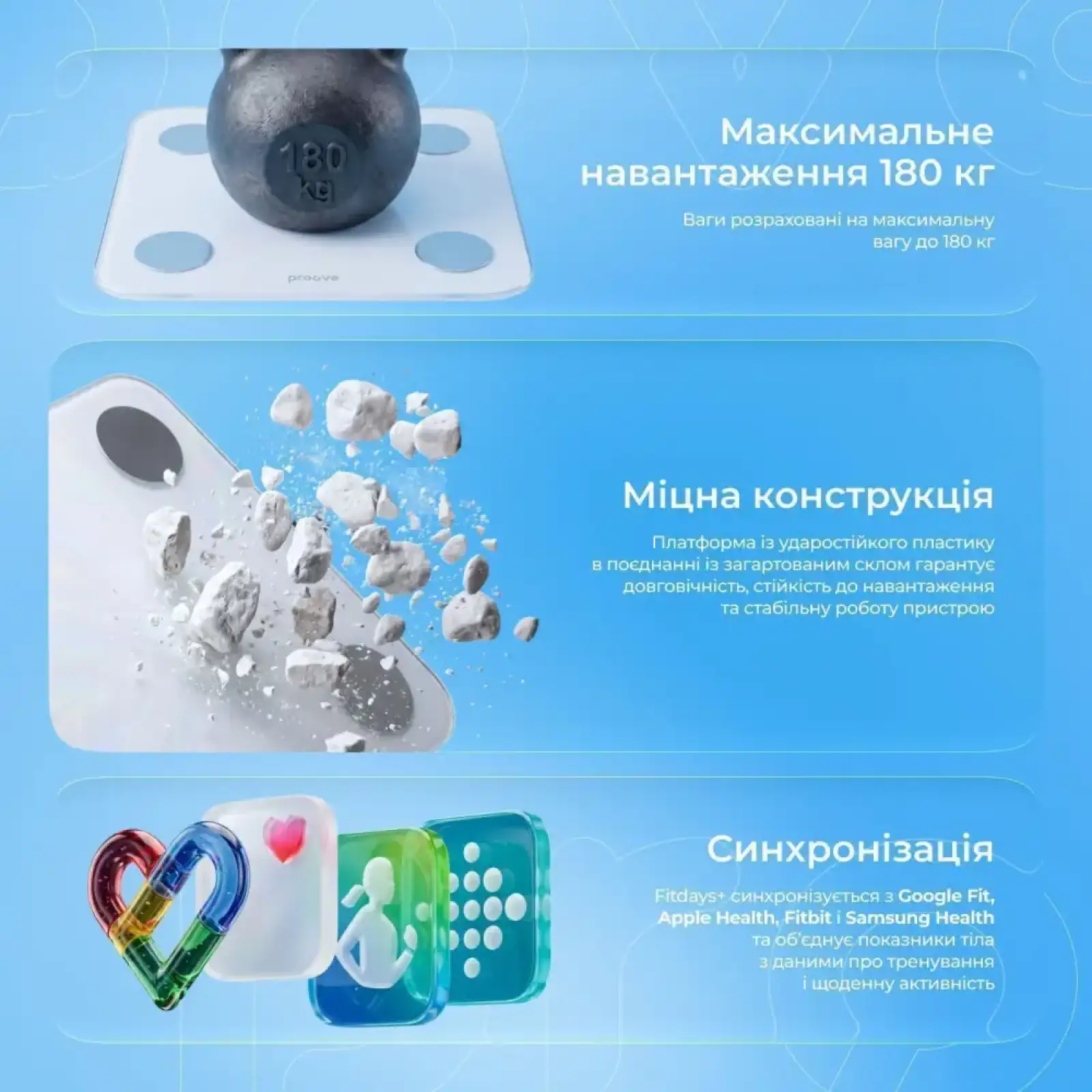 Смарт-весы Proove Balance II White