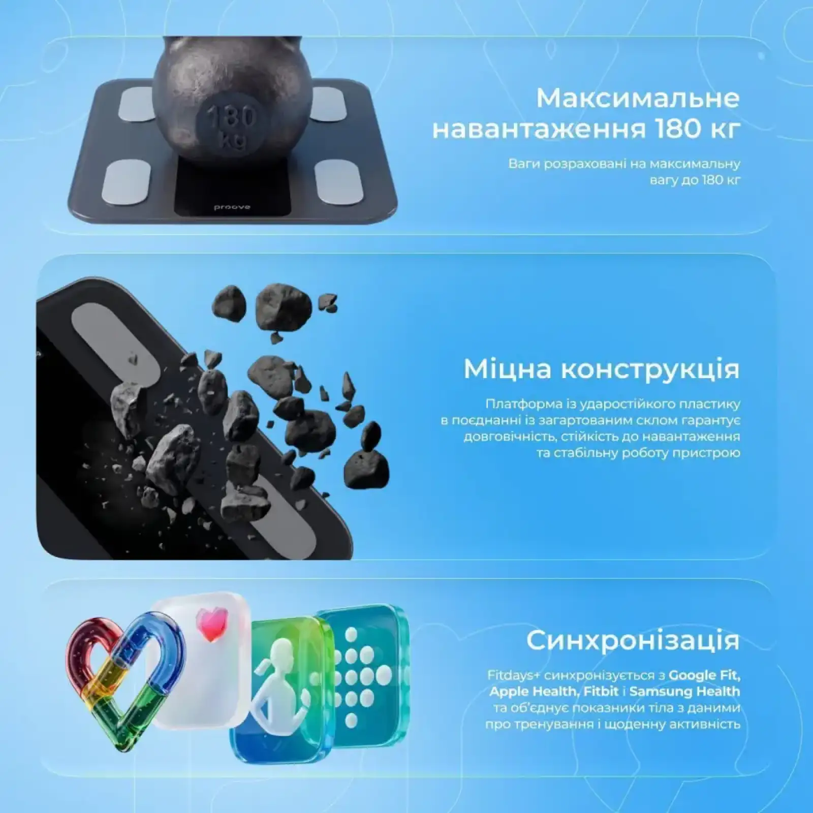 Смарт-весы Proove Metrix Gray