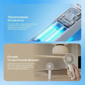 Портативный вентилятор Proove Carlson Lite White