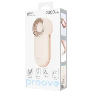 Портативний вентилятор Proove Wing Peach