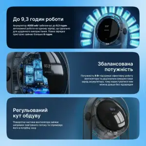 Портативный вентилятор Proove Blower Gray