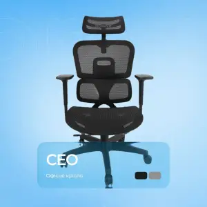 Ергономічне крісло Proove CEO Black