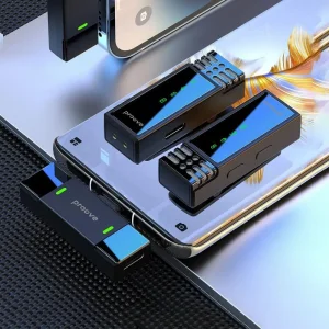 Беспроводной петличный микрофон Proove Record Type-C Black (PMRC00010202)
