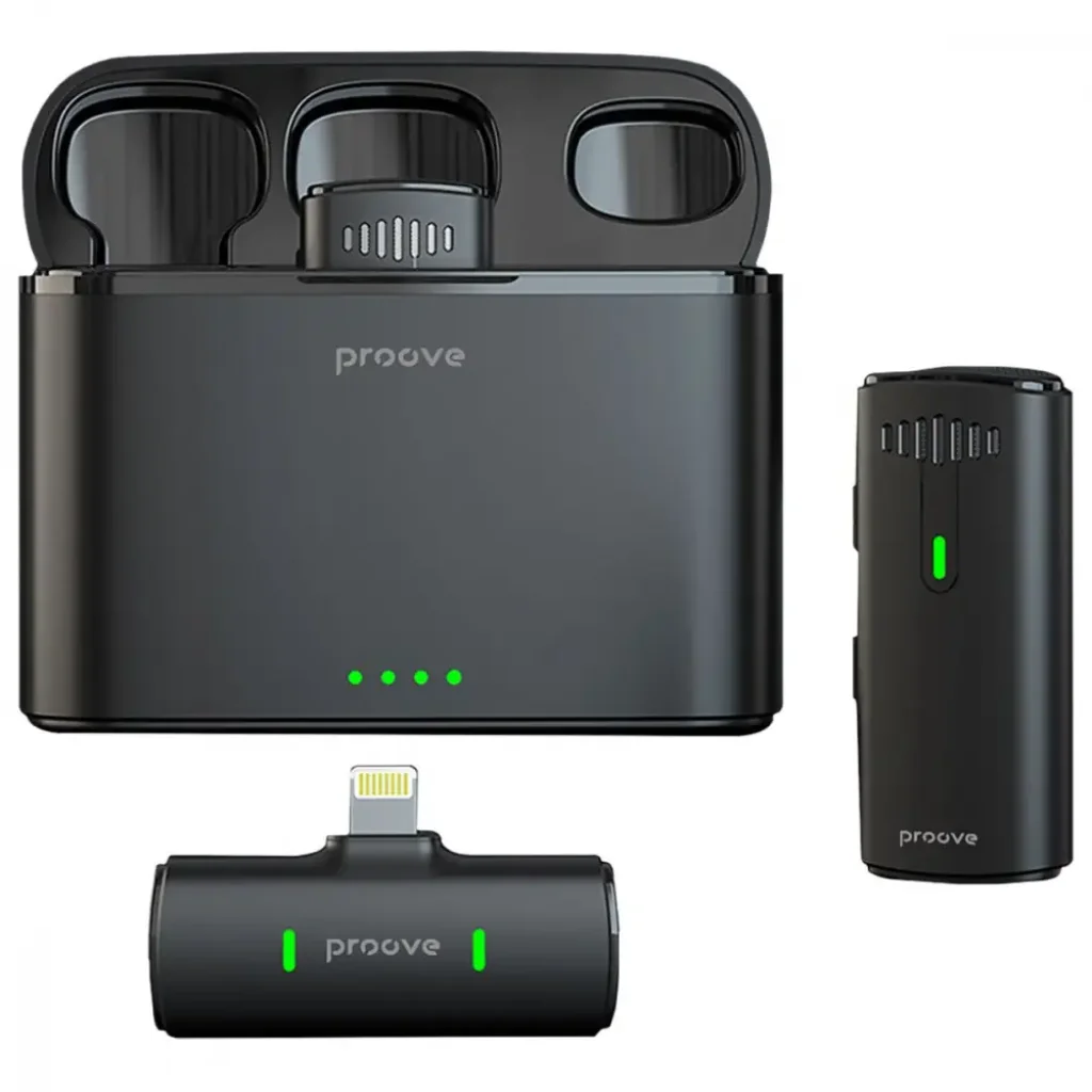 Беспроводной петличный микрофон Proove Demo Lightning Black (PMDM00010102)