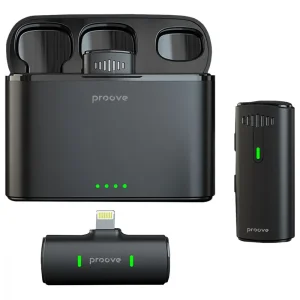 Беспроводной петличный микрофон Proove Demo Lightning Black (PMDM00010102)