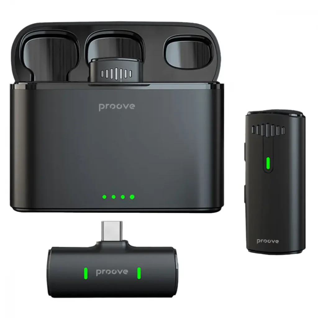 Беспроводной петличный микрофон Proove Demo Type-C Black (PMDM00010202)