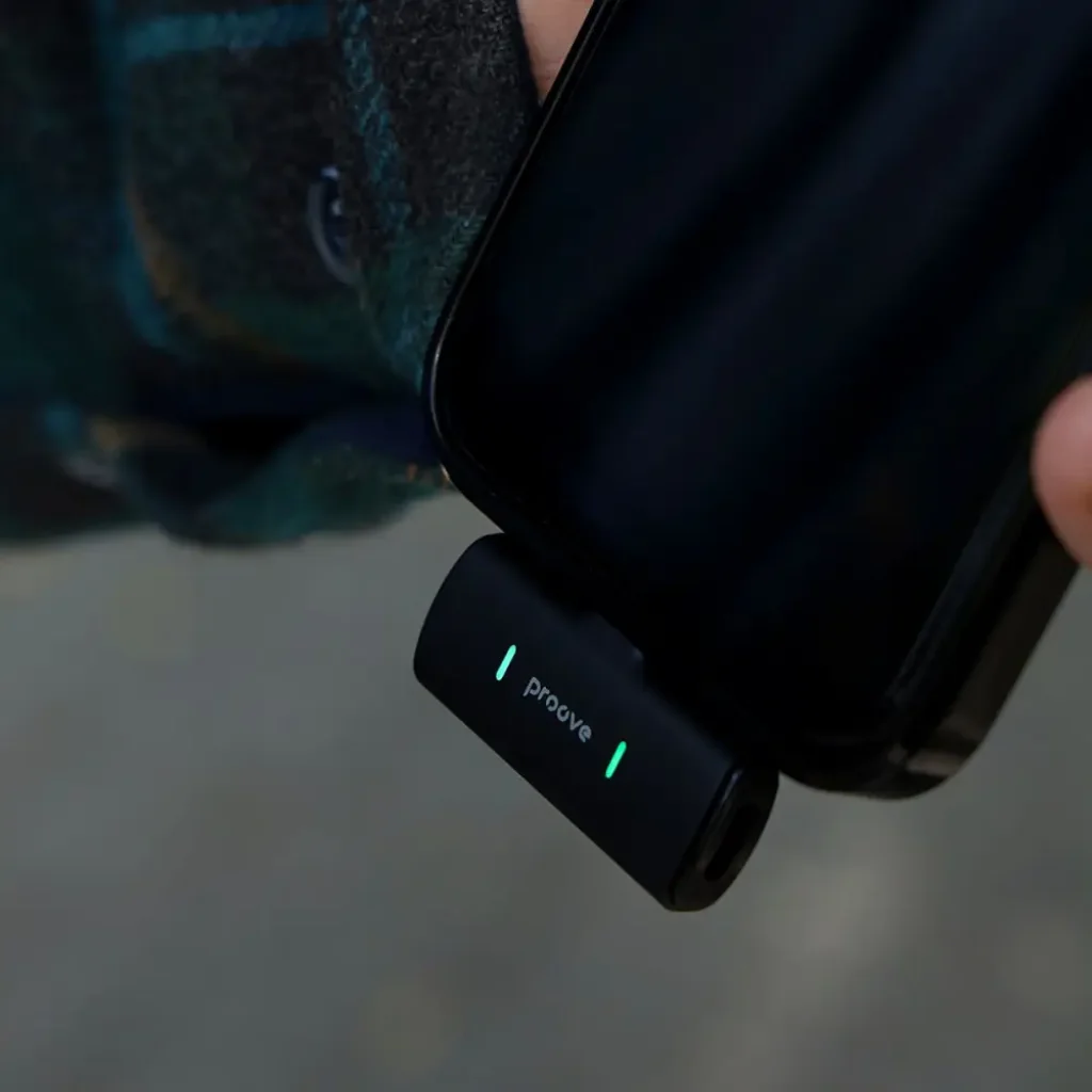 Беспроводной петличный микрофон Proove Demo Type-C Black (PMDM00010202)