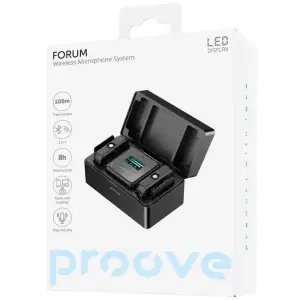 Бездротовий петличний мікрофон Proove Forum Black