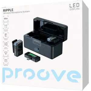 Бездротовий петличний мікрофон Proove Ripple Black
