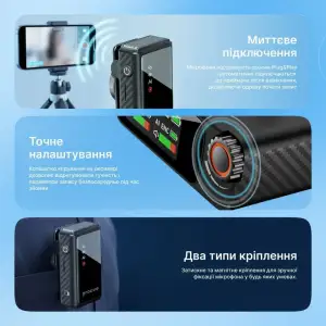 Беспроводной петличный микрофон Proove Forum Pro Black