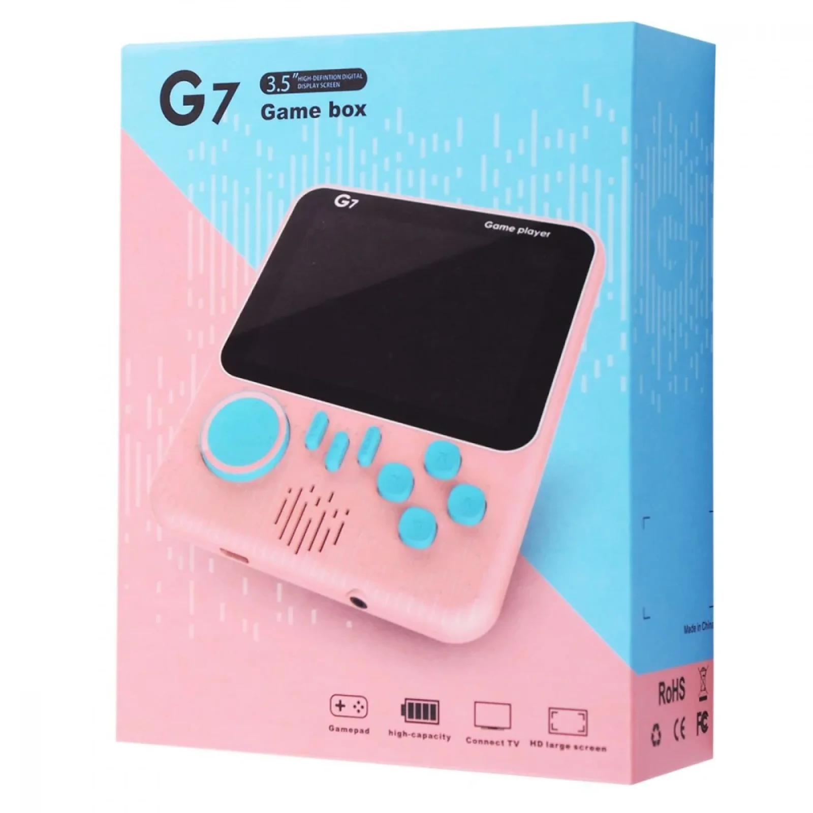 Портативная игровая консоль G7 Pink