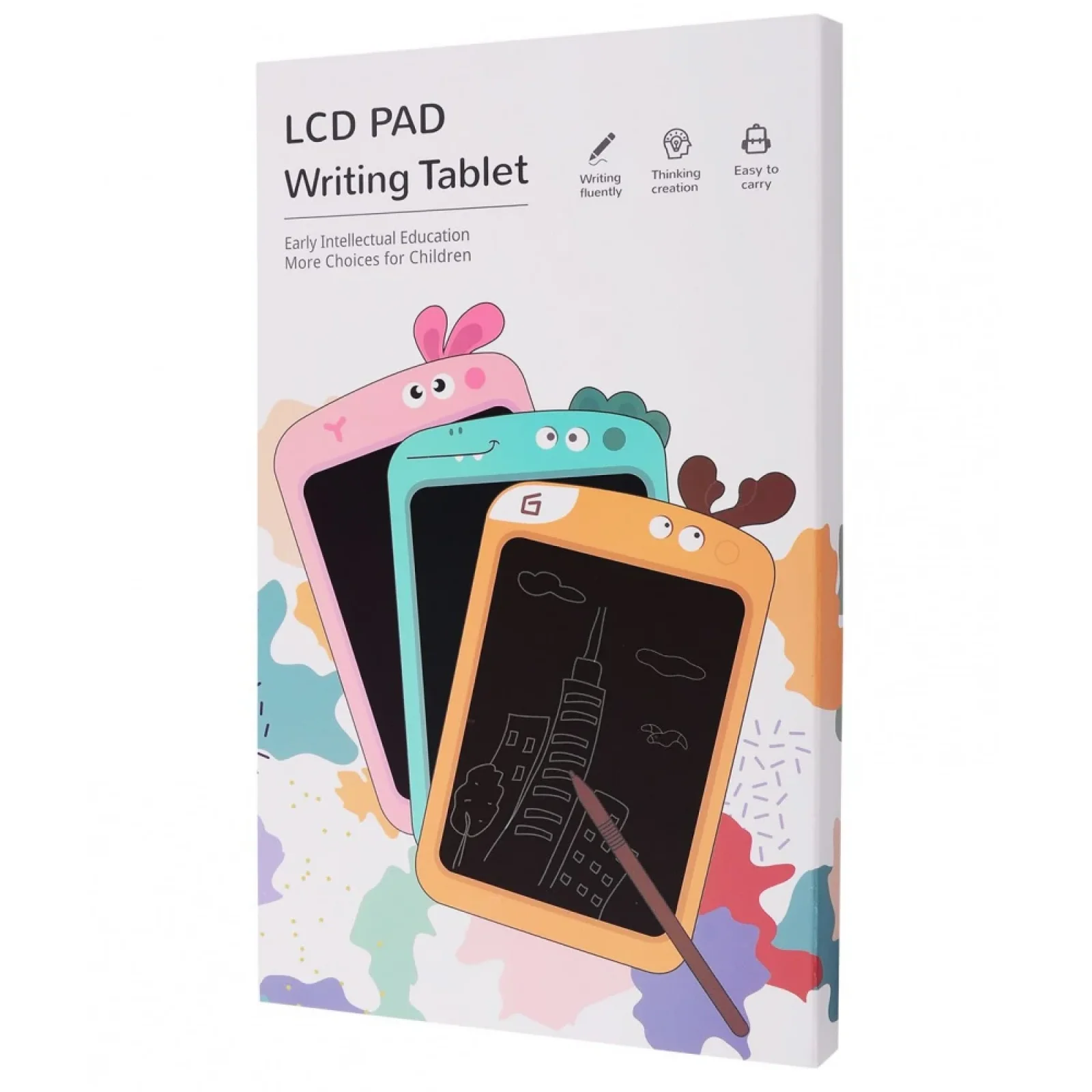 Планшет для рисования Animals 8.5 дюймов (Colors) Yellow