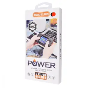 Портативна ігрова консоль G-416 + Power Bank 8000mAh Black
