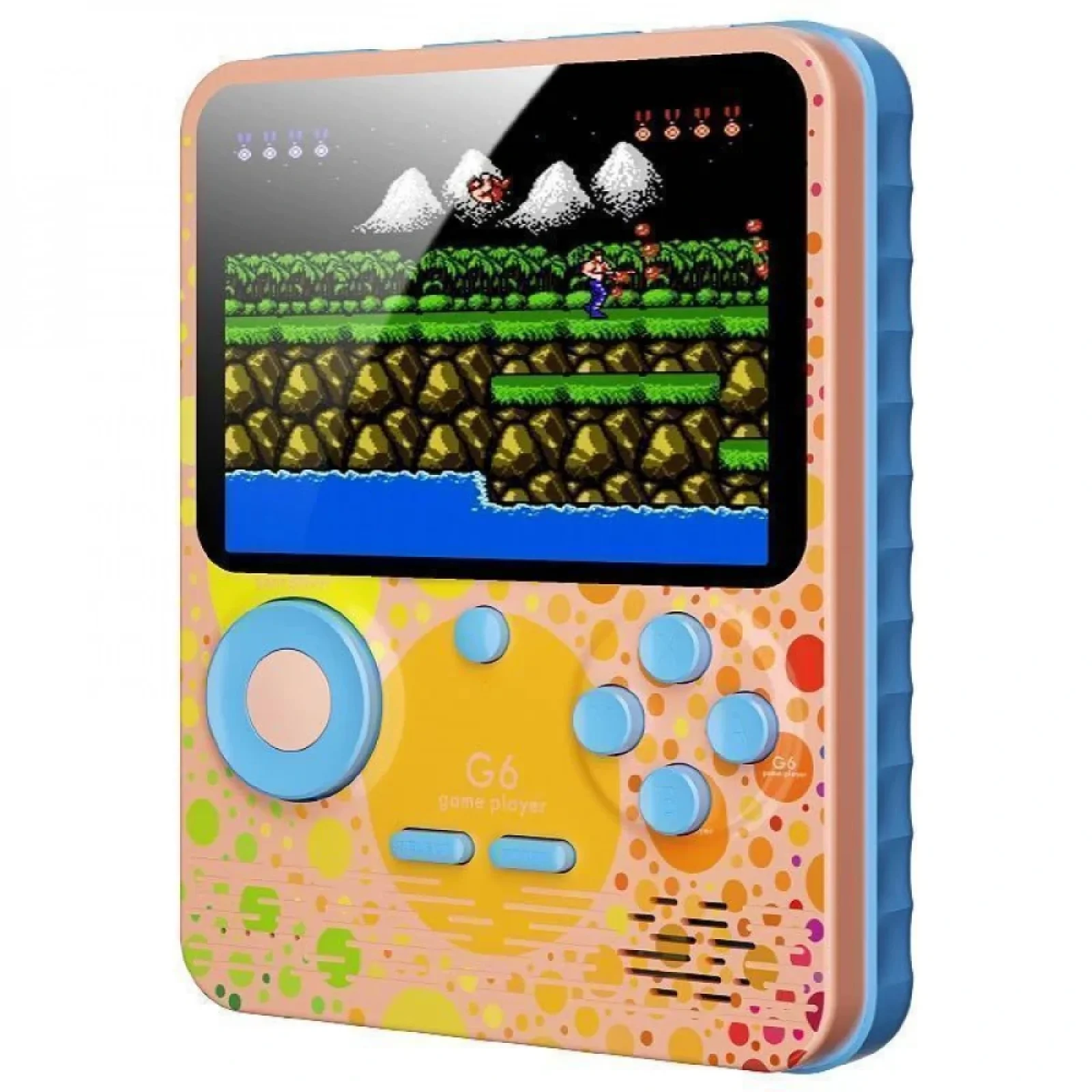 Портативная игровая консоль G6 3.5 дюйма 6000mAh Pink
