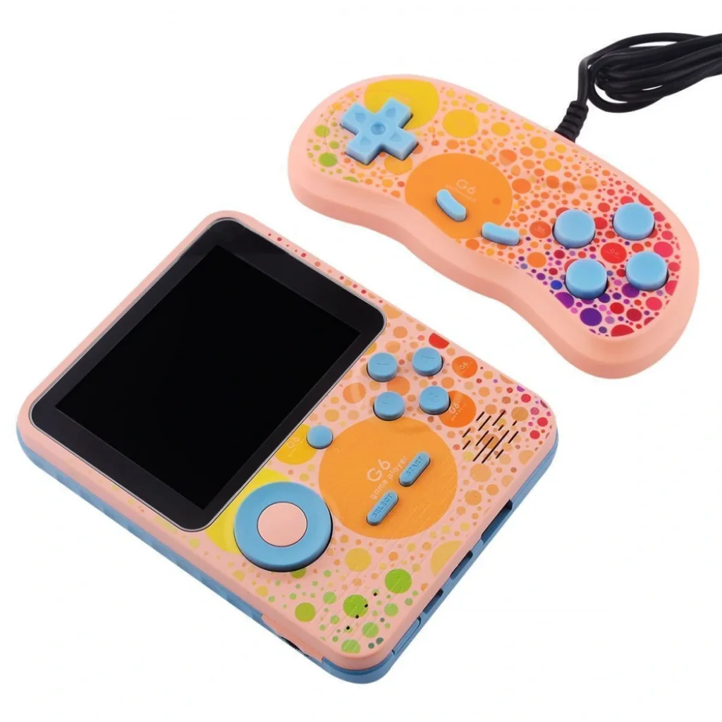 Портативна ігрова консоль G6 3.5 дюйма 6000mAh Pink