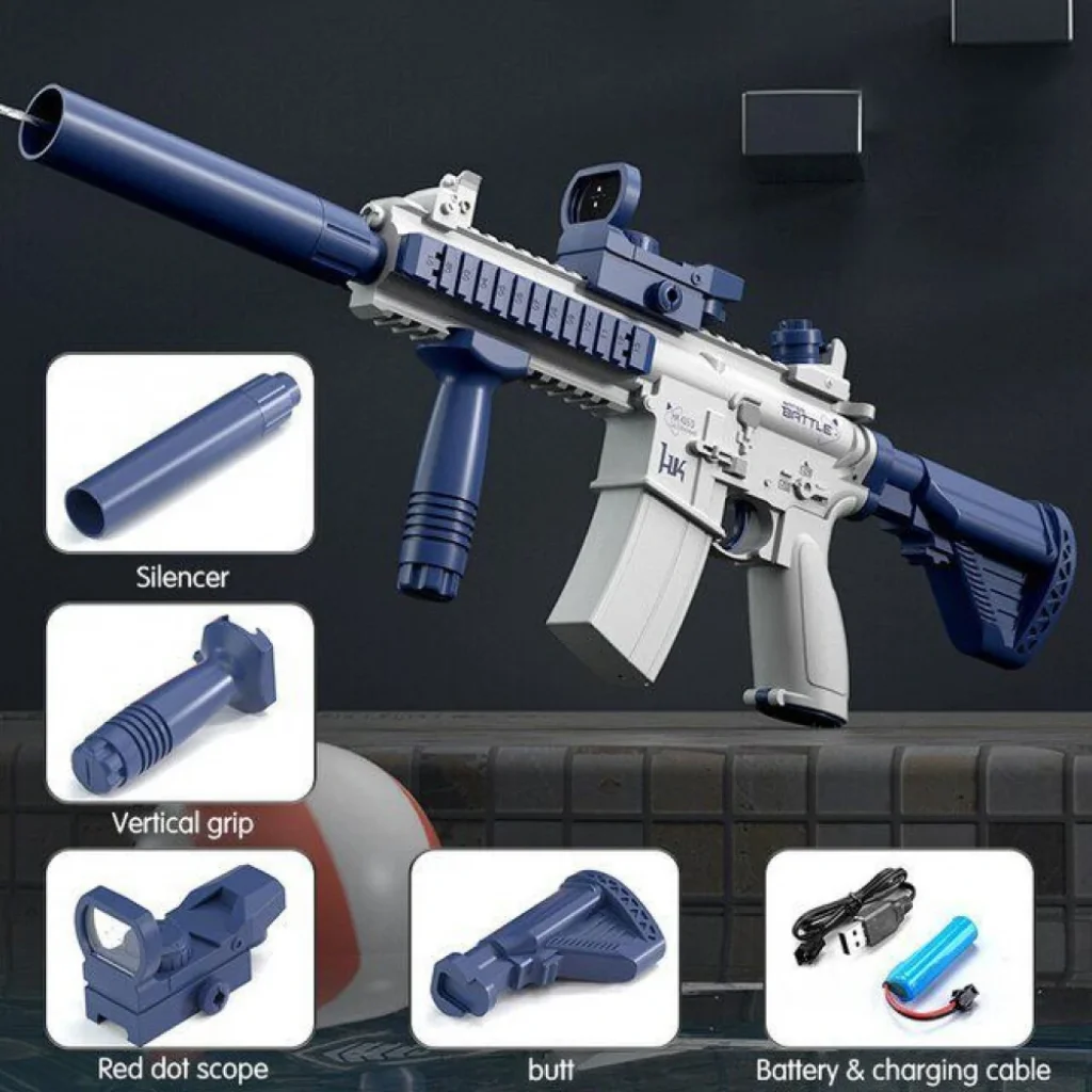 Водяний автомат Water Gun M416 Blue