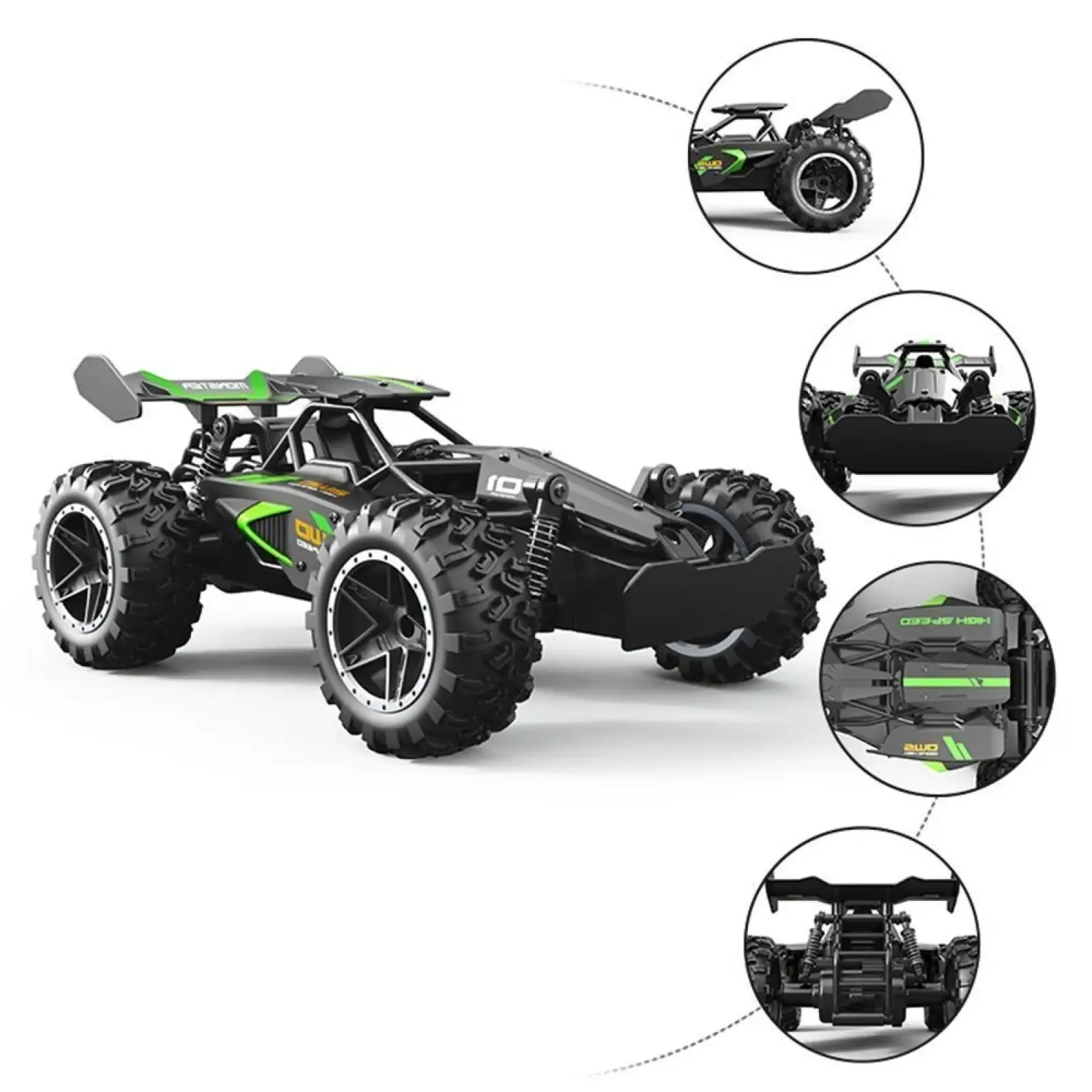 Машинка на радиоуправление HOTDEER Off-Roader green, 47933
