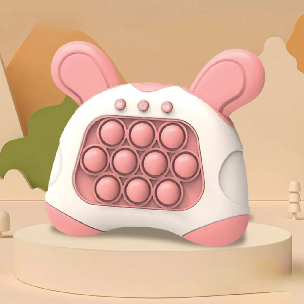 Портативная игра Speed Push Game Animals Pink