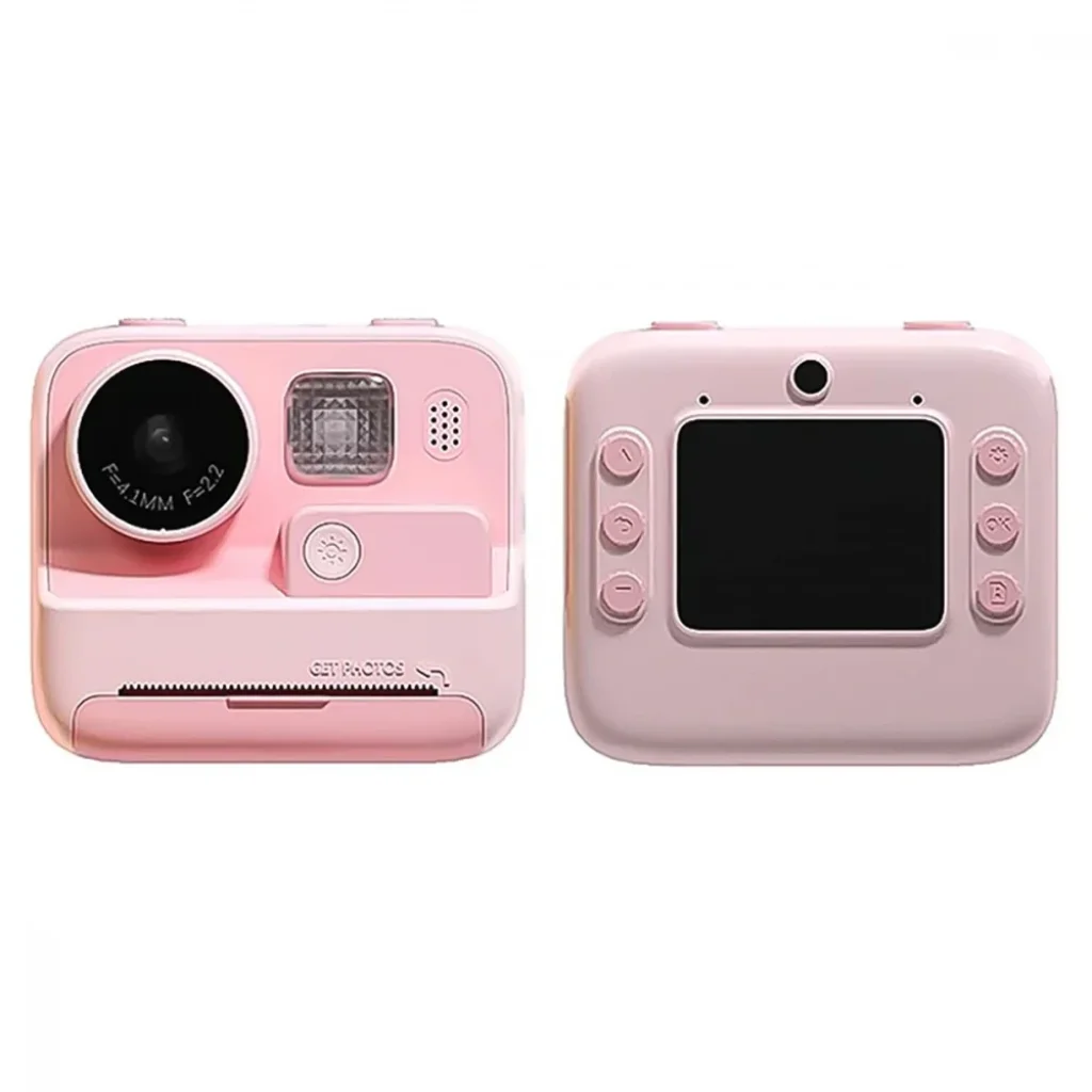 Детская фотокамера моментальной печати SnapShot pink, 57735
