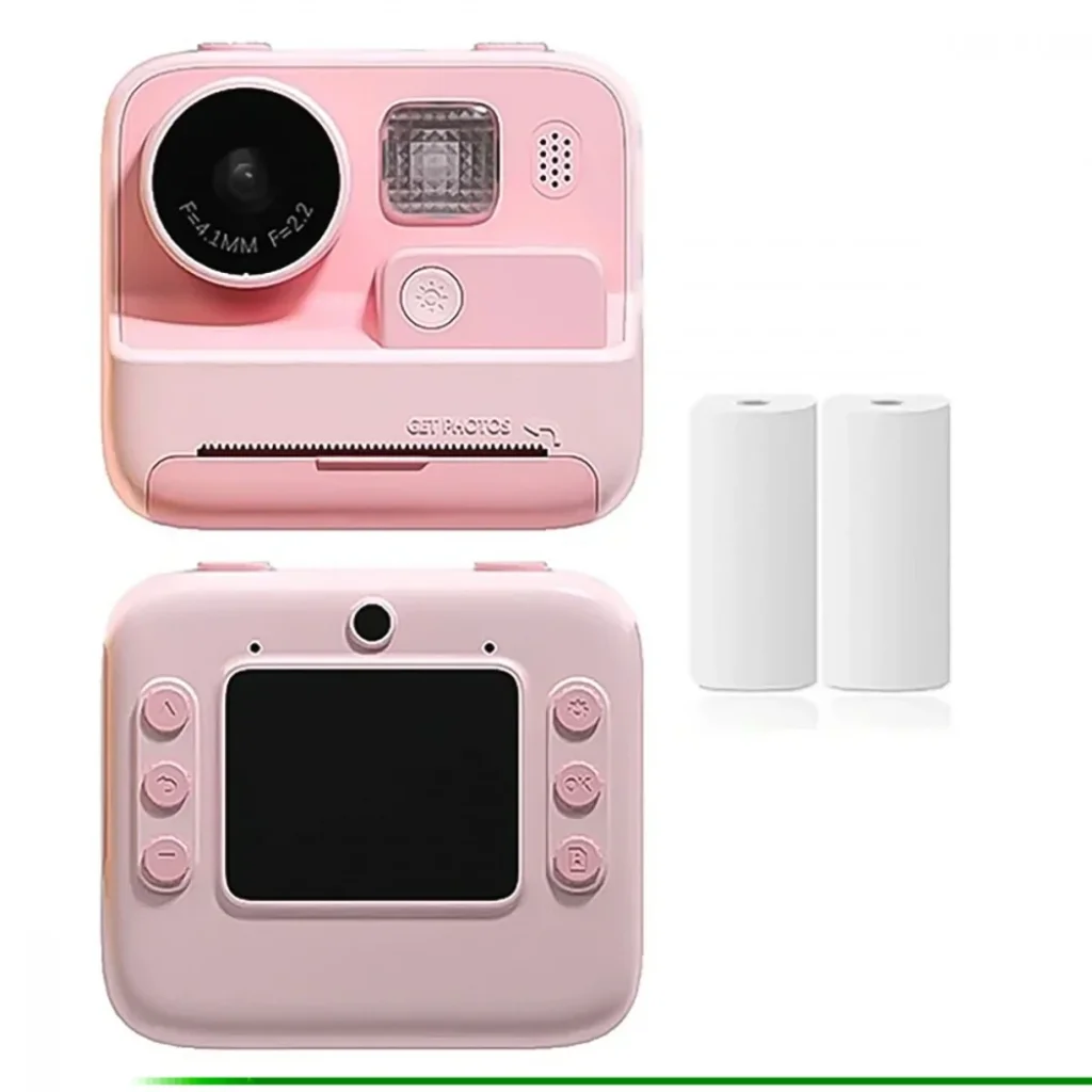 Детская фотокамера моментальной печати SnapShot pink, 57735