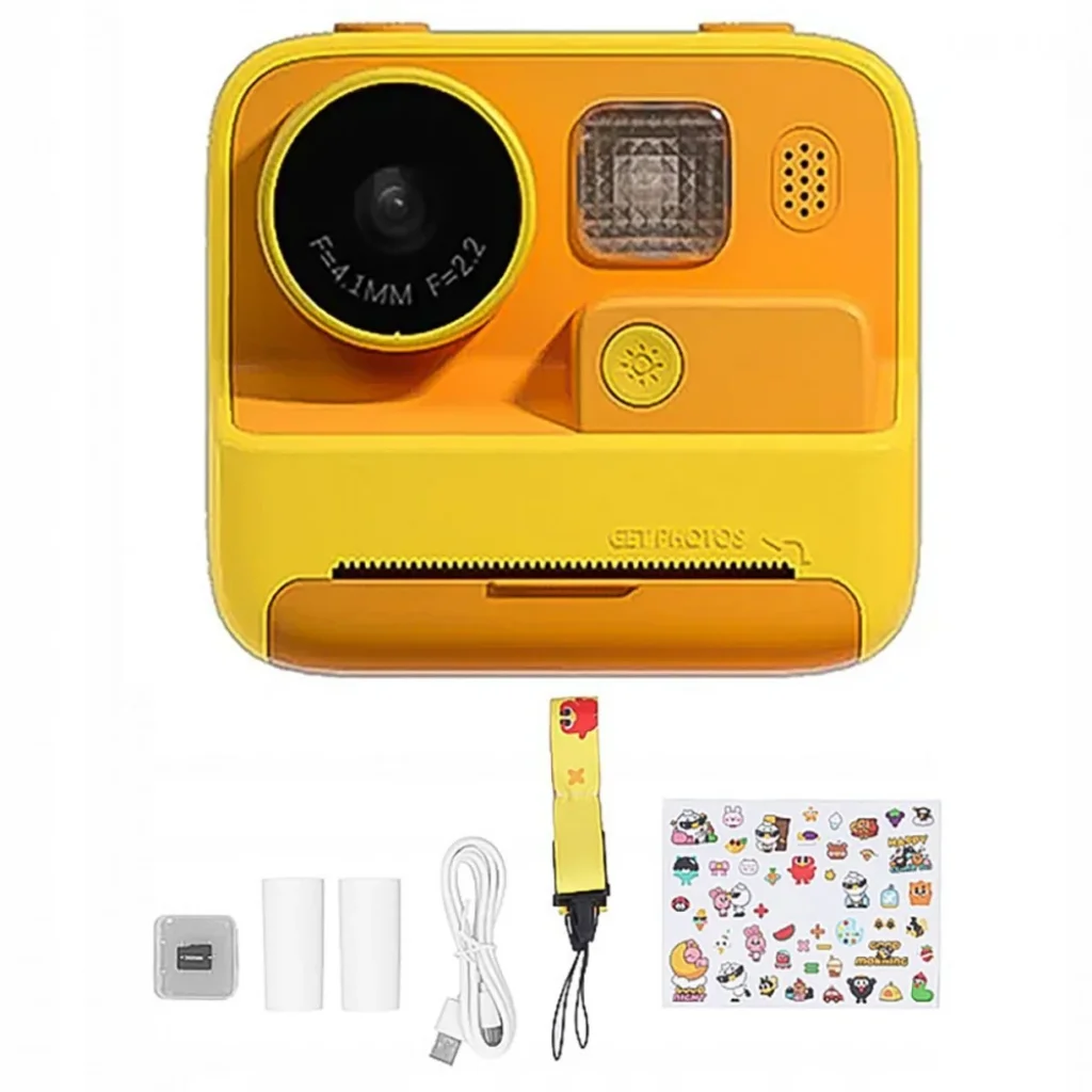 Детская фотокамера моментальной печати SnapShot yellow, 57735