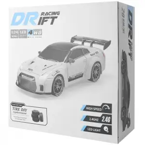 Машинка для дрифту на радіокеруванні Nissan GT-R S815 Gray