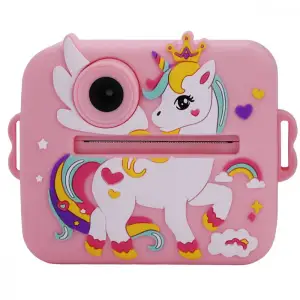 Дитяча фотокамера моментального друку Rainbow Pink