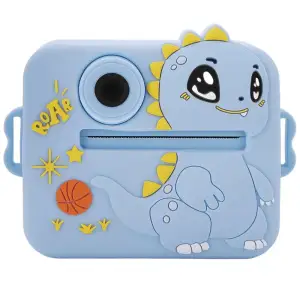 Дитяча фотокамера моментального друку DinoSnap Blue