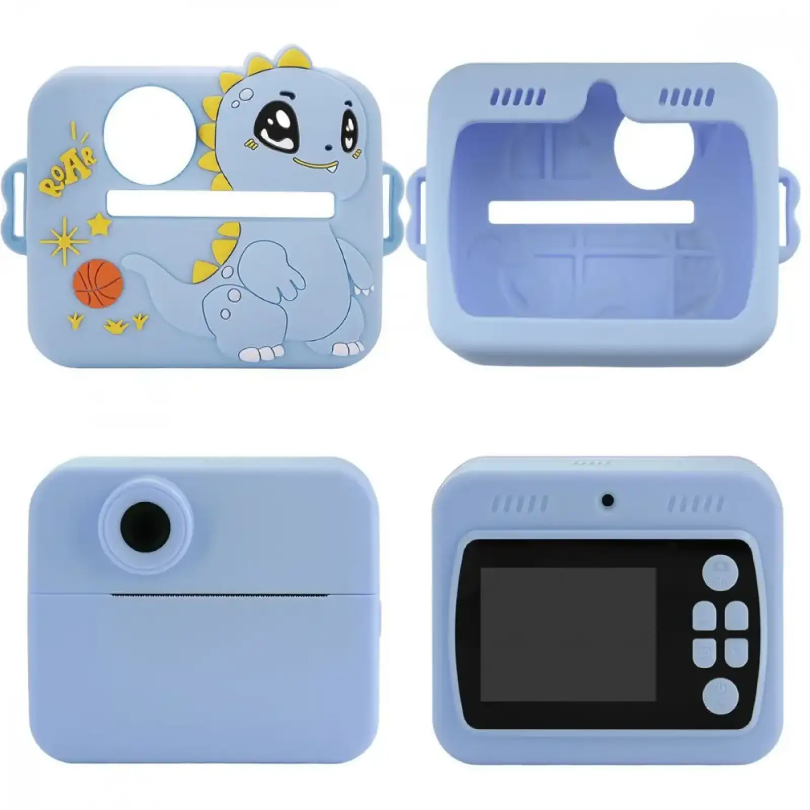 Детская фотокамера моментальной печати DinoSnap Blue