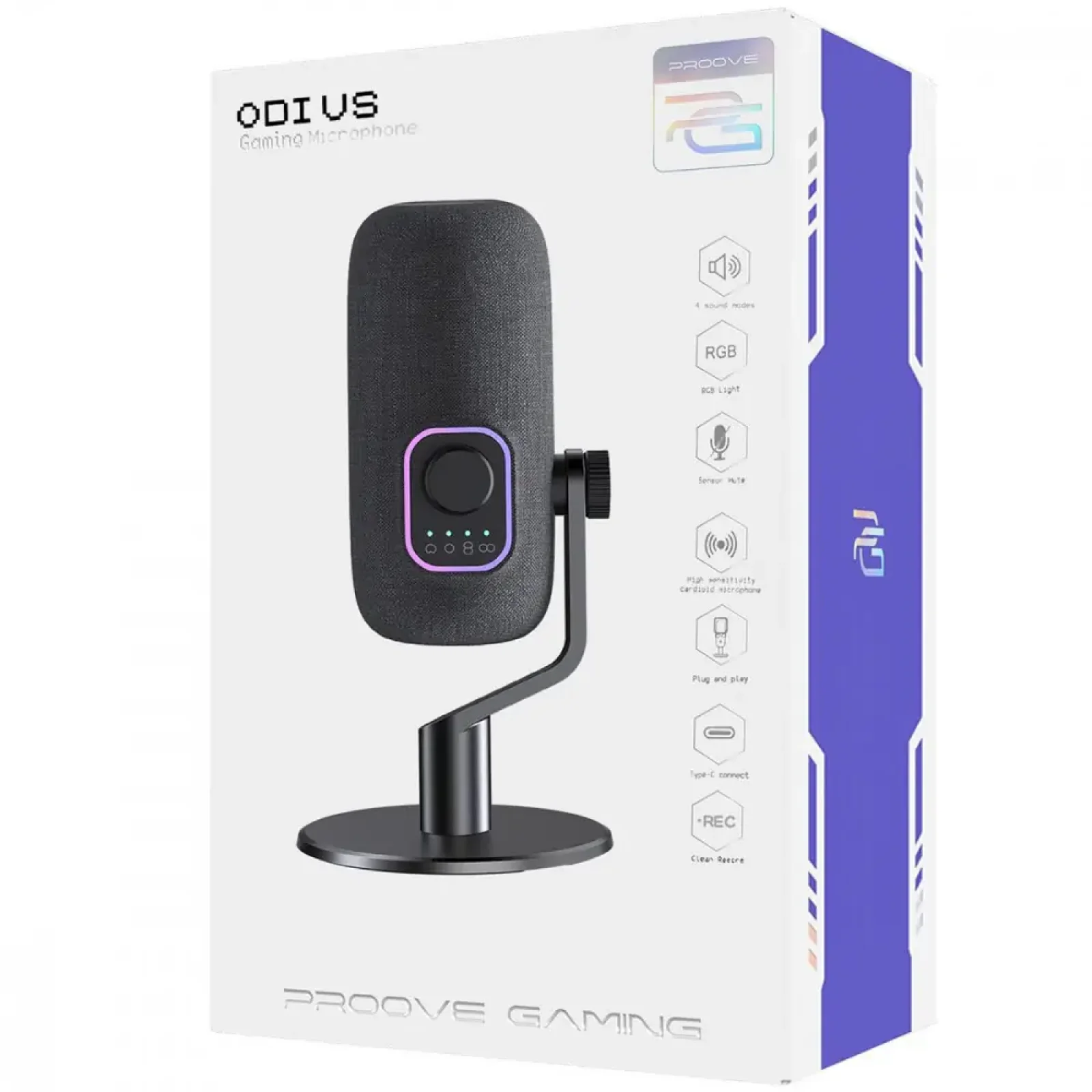 Игровой микрофон Proove Gaming Odius Black (GMOD00022401)