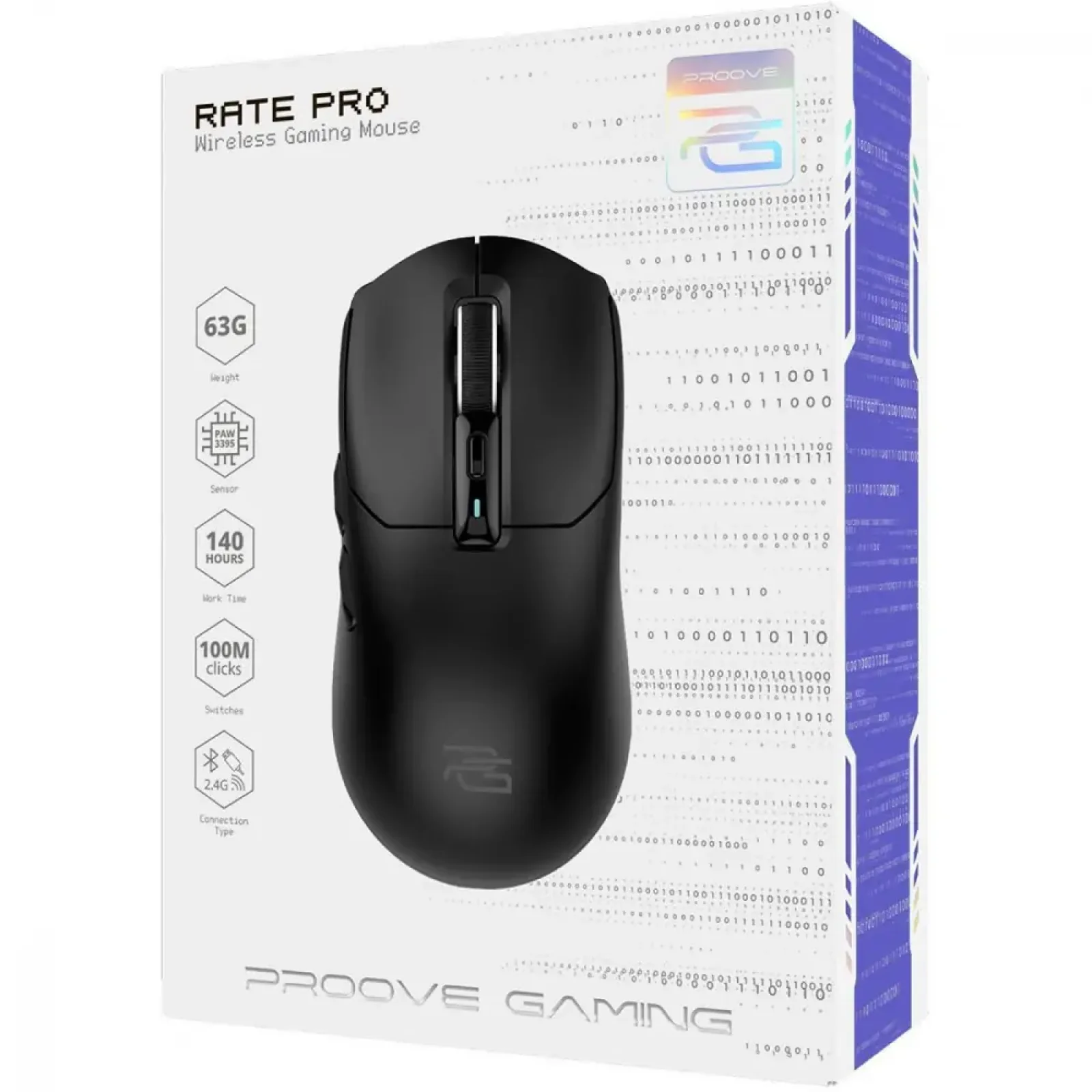 Бездротова ігрова миша Proove Gaming Rate Pro White (621860003)