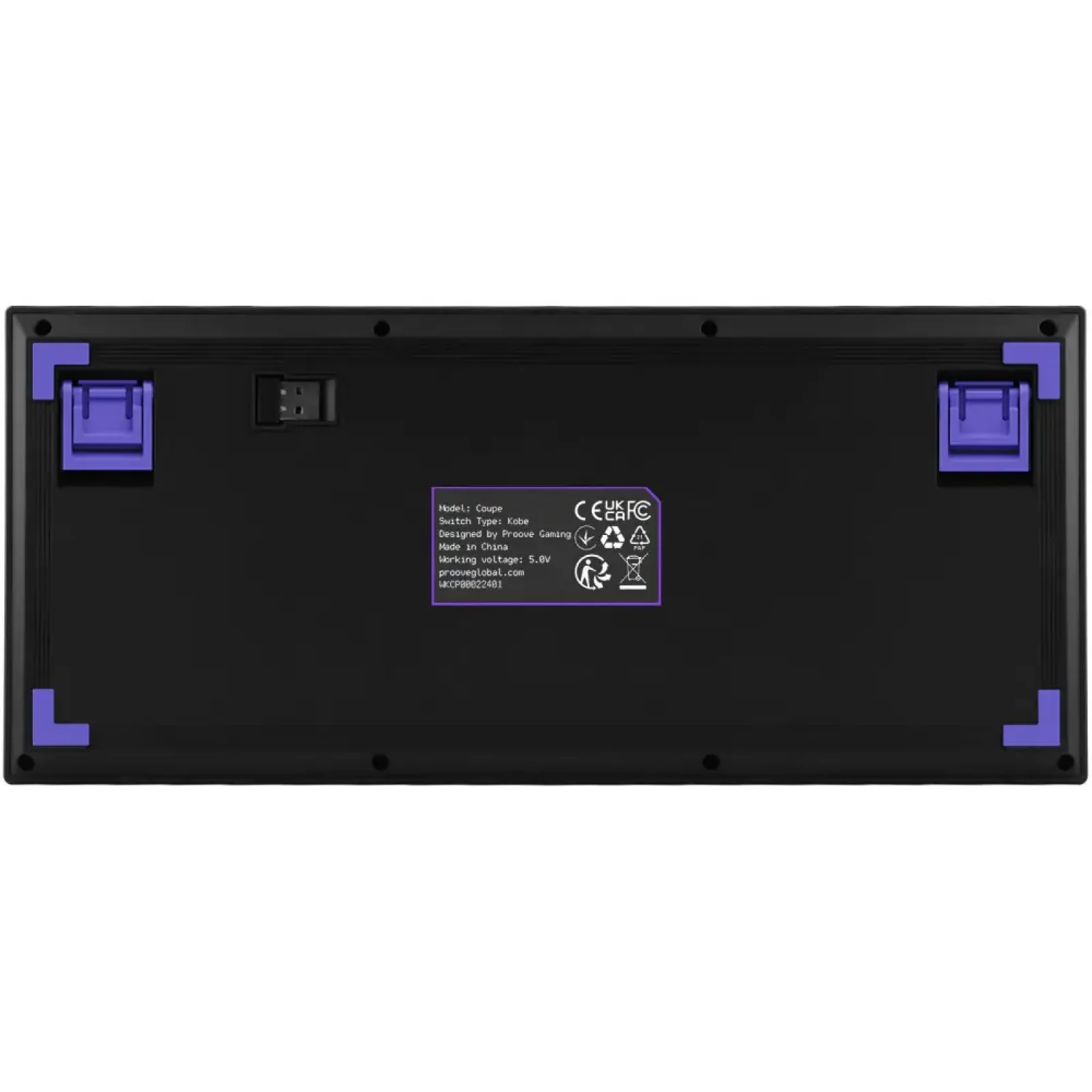 Бездротова клавіатура Proove Gaming Coupe (Ukraine Layout) Black (WKCP00022416)