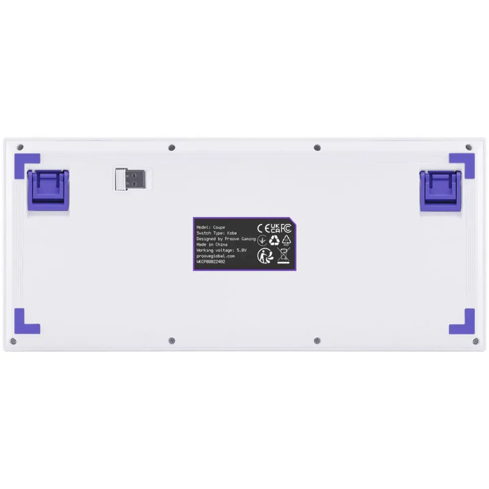 Бездротова клавіатура Proove Gaming Coupe (Ukraine Layout) Black (WKCP00022416)